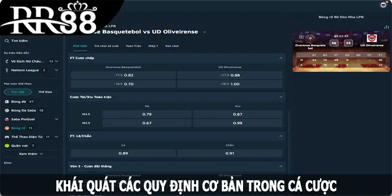 Khái quát các quy định cơ bản trong cá cược