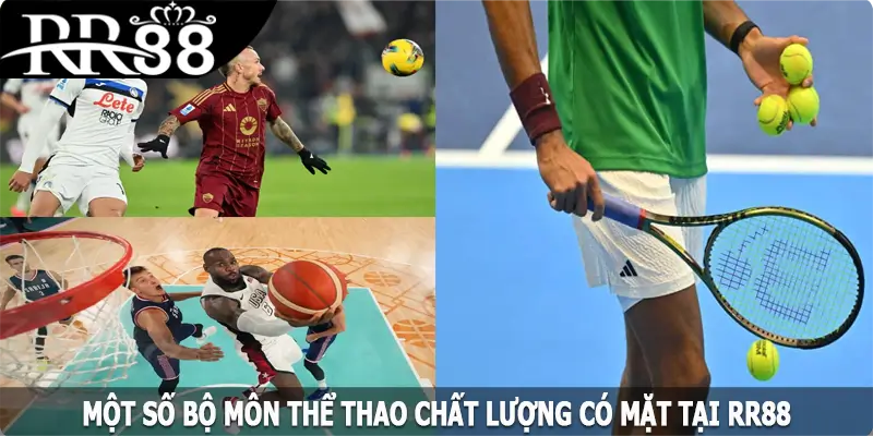 Một số bộ môn thể thao chất lượng có mặt tại RR88